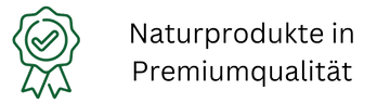 Icon mit Siegel für Naturprodukte in Premiumqualität von tom&pat Naturschwamm