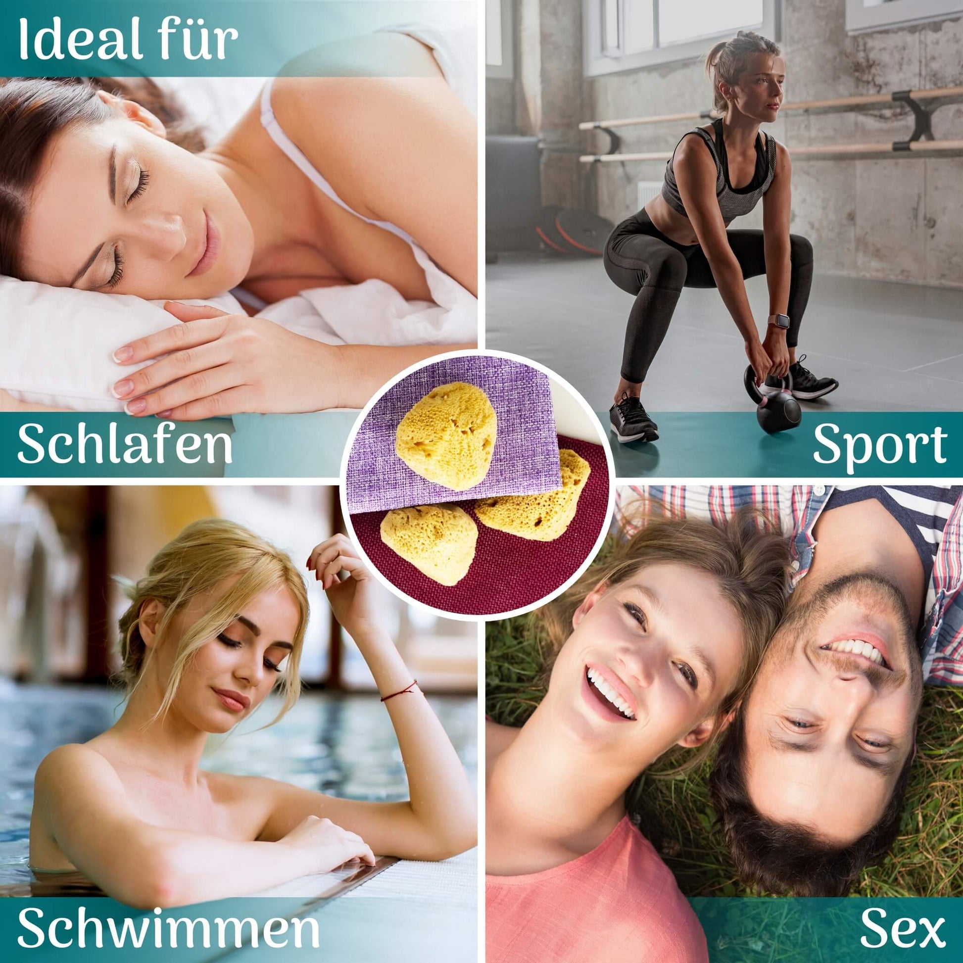 Anwendungsbeispiele für Menstruationsschwämme: Schlafen, Sport, Schwimmen und Sex – komfortabel und vielseitig einsetzbar