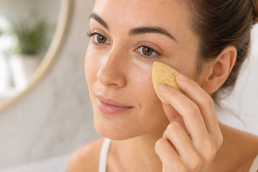 Concealer auftragen mit Schwamm: der Trick für ein frisches Auge ohne Fältchen-Absetzer