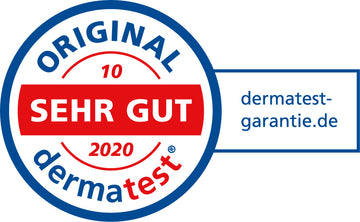 Dermatest Siegel zur Bestätigung der Qualität von tom&pat Naturprodukte