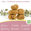 Menstruationsschwämme mit Kordel, 12 Monate wiederverwendbar, mit hohem Tragekomfort und Rückholband.
